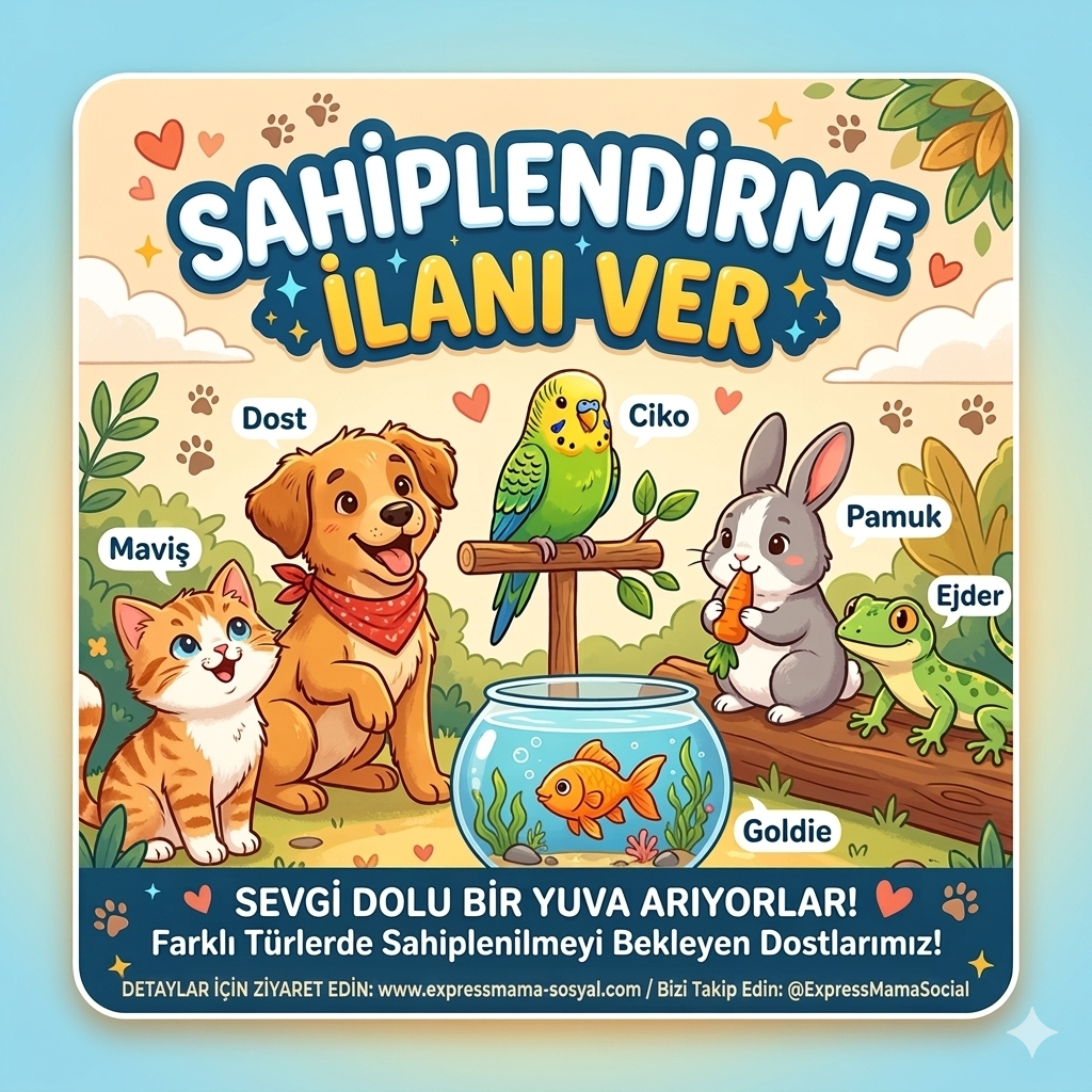 Sahiplendirme İlanı Ver!